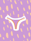 Bikini Lilac Lush - Braguita Tanga