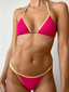 Bikini Fuchsia Gold - Braguita Tanga