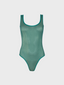Bañador - One Piece Glitter Verde