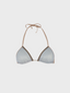 Bikini Glitter Plata - Top