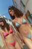 Bikini Glitter Plata - Top
