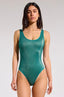 Bañador - One Piece Glitter Verde