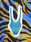 Bañador - One Piece Glitter Blue