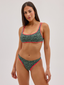 Top de bikini deportivo Mint Drama
