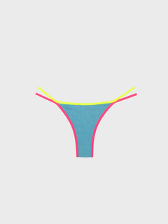 Azul Energía - Parte inferior básica del bikini