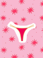 Bikini Fuchsia Gold - Braguita Tanga