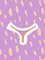 Bikini Lilac Lush - Braguita Tanga