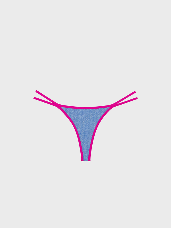 Denim Roar - String Bikini Bottom