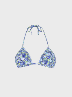 Flores - Top de bikini triangular