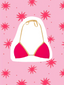 Bikini Fuchsia Gold - Top