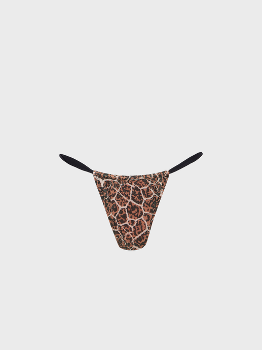 Bikini Jungle Jewel Negro - Braguita cortina