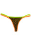 Bikini Neon Leopardo - Braguita tanga